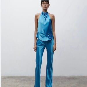 Paris Georgia Vibrant Blue Straight Leg